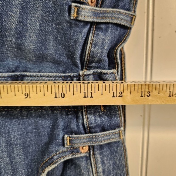 Levi's Signature Strauss Blue Jeans Shorts Women's Size 16 High Rise Heritage - Picture 10 of 13